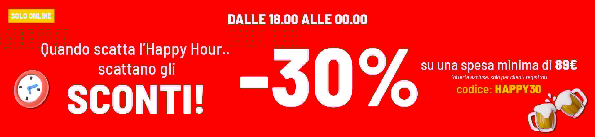 30% spesa minima 89&euro;